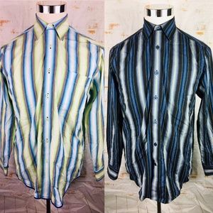 Lot Of 2 Indigo Palms Tommy Bahama Mens Button Up